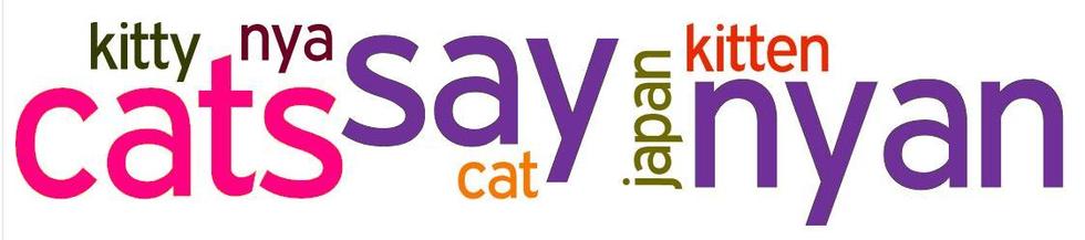 Cats Say Nyan