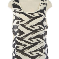 Zig Zag Print Tank