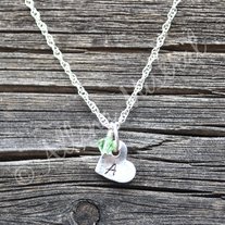 Custom Sterling Initial Necklace