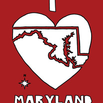 Maryland love, 5x7 print