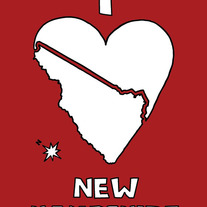 New Hampshire love, 5x7 print