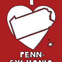 Pennsylvania love, 5x7 print