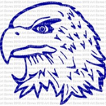 Eagle Head Vinyl Decal