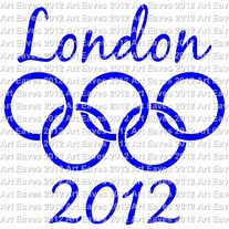 London 2012 Olympics Vinyl Decal