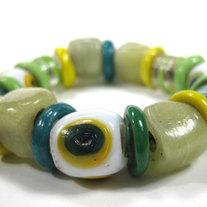 Clover Evil Eye Bracelet 