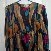 Nicola Colorful Blouse Sz 10
