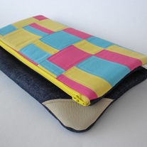 SCRAPPY FOLD-OVER CLUTCH