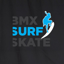 Surf Tee, Black