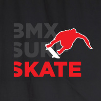 Skate Tee, Black