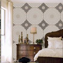 Venus Wall Stencil Modern Designer Pattern Decor better than Vinyl decals and Wallpaper
