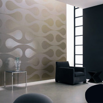 Pattern Play Contemporary Round Geometric Shapes Clean Look Modern Designer Pattern Stencil for Walls Decor 