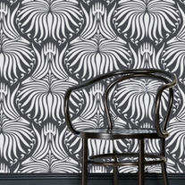 Gloria Lotus design DIY Damask Stencil Art Wall Allover Designer Pattern Home Decor