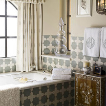 Tile Like Marrakesh Morocco Style Designer Pattern Wall Stencil Home Decor 