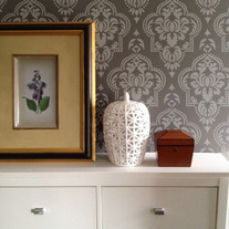 Ada Morocco Inspired Design Wall Stencil Allover Designer Pattern Home Decor