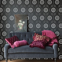 Helen Designer Pattern Allover Wall Stencil Home Decor 