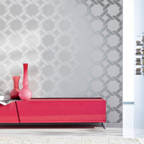 Monroe Twisted Cord Pattern Designer Wall Stencil Home Decor 