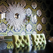 Karen Classic Wall Damask Old World Wall Stencil Home Decor 