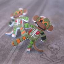 Zombie Monkey Body - Surgical Steel