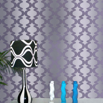 Roma Allover Pattern Wall Stencil Home Decor