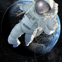 "Astronaut" Print (A4)