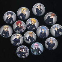 Buttons - KH Organization XIII Character Buttons (Fanart)