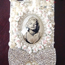 New Bling Marilyn Monroe Rhinestones iPhone 4/4s Case Design #4