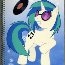 Notebook L - My Little Pony FiM: DJ Pon3 (Fanart)