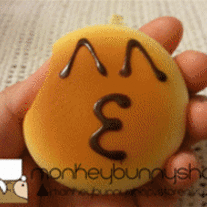 Bitten Bean Bun Squishy