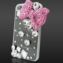 Crystal Rhinestone Bow Case (iPhone 4 4s) 