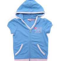 Juicy Couture Blue Hoodie W/ "Smile for Juicy"