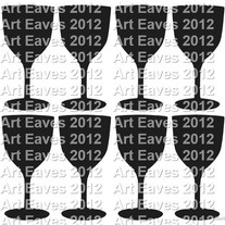 Wine Glass Chalkboard Labels