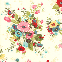Fat Quarter-Sophie Nose Gay in Cream/ 3250114