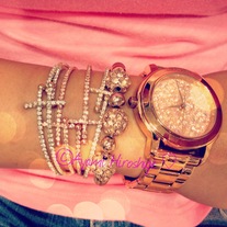 Sparkly Cross Bangle