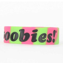 I ♥ BOOBIES - I LOVE BOOBIES SHERBET CUTIE WRISTBAND