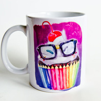 Sweet Geek Cupcake Mug
