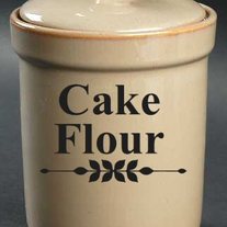Flower Bar Vinyl Canister Labels