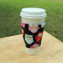 Coffee Cozy ~ Sleepy Owls