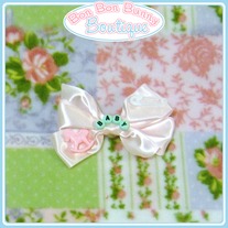 Pink Satin Baby Bow
