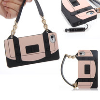 Black and Nude Handbag Case (iPhone 4 4s)
