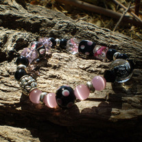 Black is the New Pink Bracelet