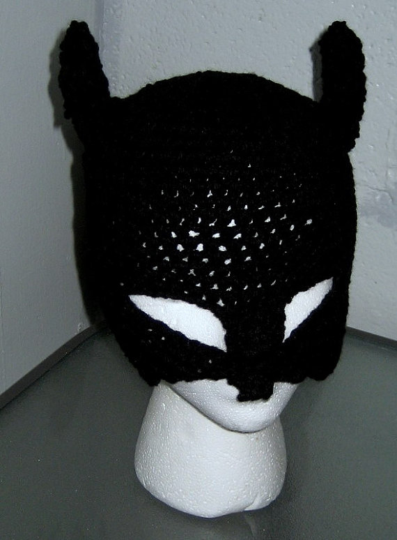 Batman Mask Hat Crochet Handmade Ready To Ship Today ...