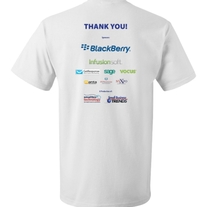 SMBInfluencer White T-Shirt (Sponsors on Back)