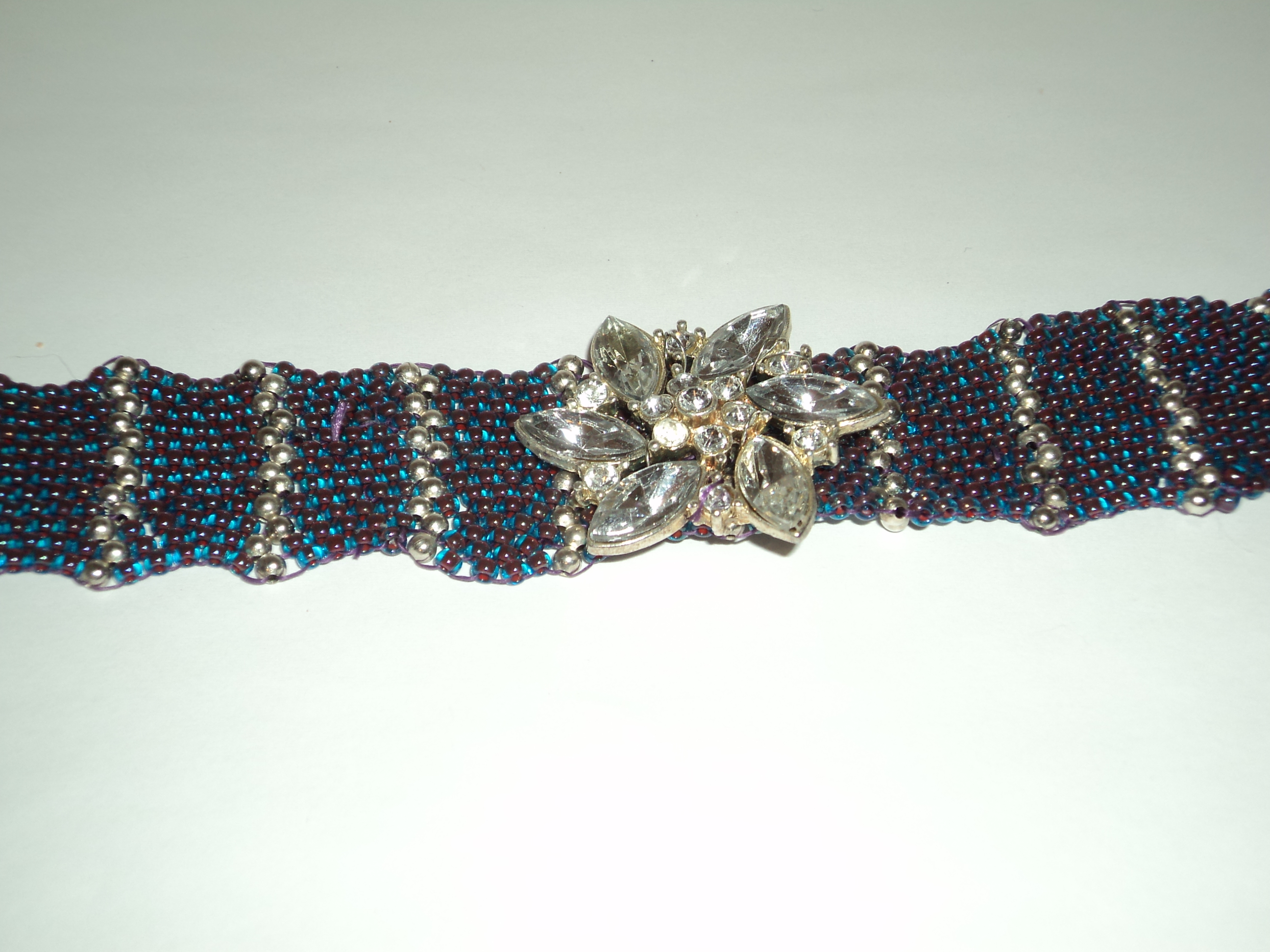 Peyote Bead Stitched Bracelet 8 inches on Storenvy
