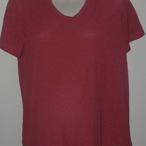 Dark Pink/Red Top-Baby and Me Size Large