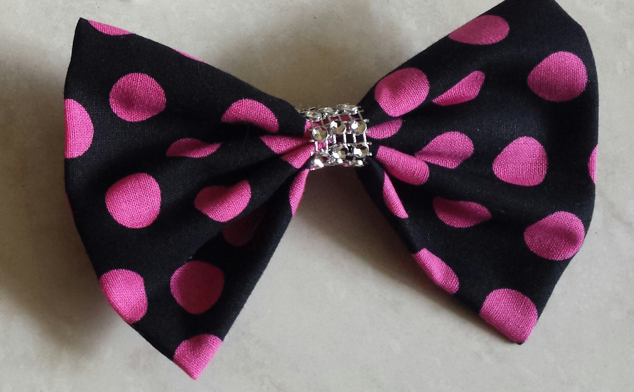 Polka Dot Hair Bow on Storenvy