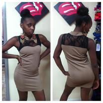SEMI LACE DRESS