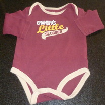 Grandpas Little Slugger Onesie-Carters-Size 6 Months