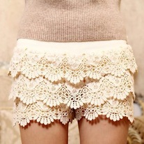 Layered Lace Shorts