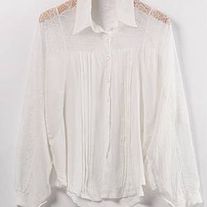 Lace Hollow Out Blouse