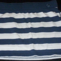 Navy/White Skirt-Abercrombie Size Large